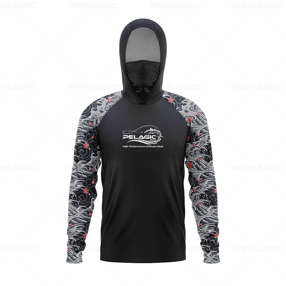 Fishing Hoodie - pelagische uitrusting Heren Kap Visserijshirt met